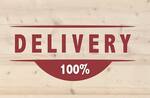 Logotipo Delivery 100 Por Cento - Sp